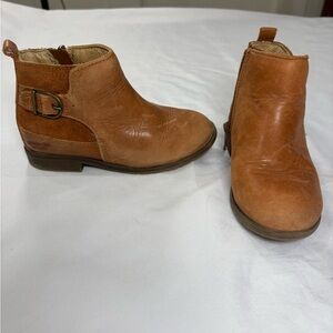 Stride Rite Girls Platinum Collection Brown Ivy Leather Boots Size 9
